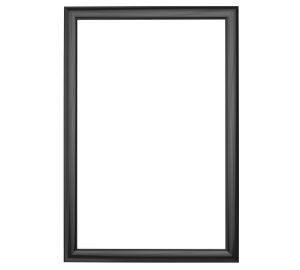 Plastic Snap Frame Wall Mount - 11" x 17" - Black