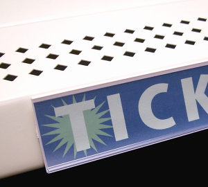 Data-Trac w/ Adhesive - 48" White for 1.25"h labels