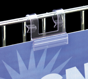 InstaGrip¬Æ Wire Basket Sign Holder