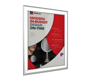 Plastic Snap Frame Wall Mount - 8-1/2" x 11" - Silver