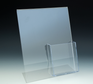 8.5x11 Combo Countertop Sign Holder with Pocket