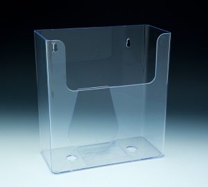 8.5" x 11” Brochure Holder with Deep Pocket – Countertop & Wall-Mount Display