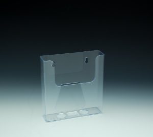 Wall Mount Brochure Holder for Literature up to 5 13/16"w