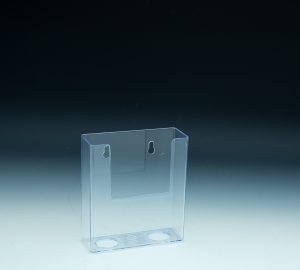 Wall Mount Brochure Holder for literature up to 4.25"w
