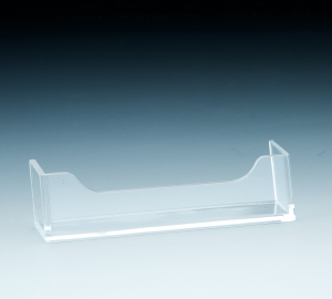 Clear Acrylic Add- On Business Card Holders, attach to any holder or ad frame