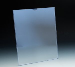 TRU-VU® Wall Mount Sign Holder for 8x10 Literature