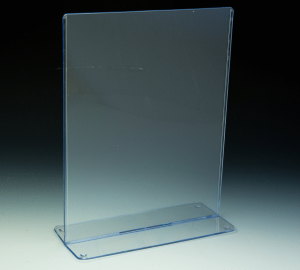 TRU-VU® Countertop Sign Holder for 8.5x11 Literature